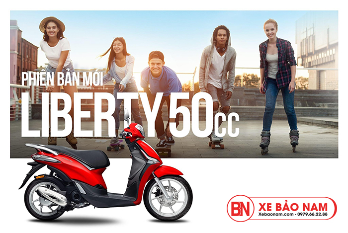 Xe ga 50cc piaggio liberty phiên bản mới