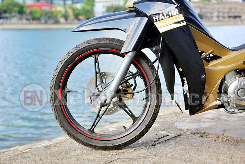 Bánh trước xe máy sirius halim 50cc